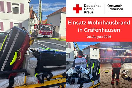 Wohnhausbrand in Gräfenhausen Wohnhausbrand in Gräfenhausen